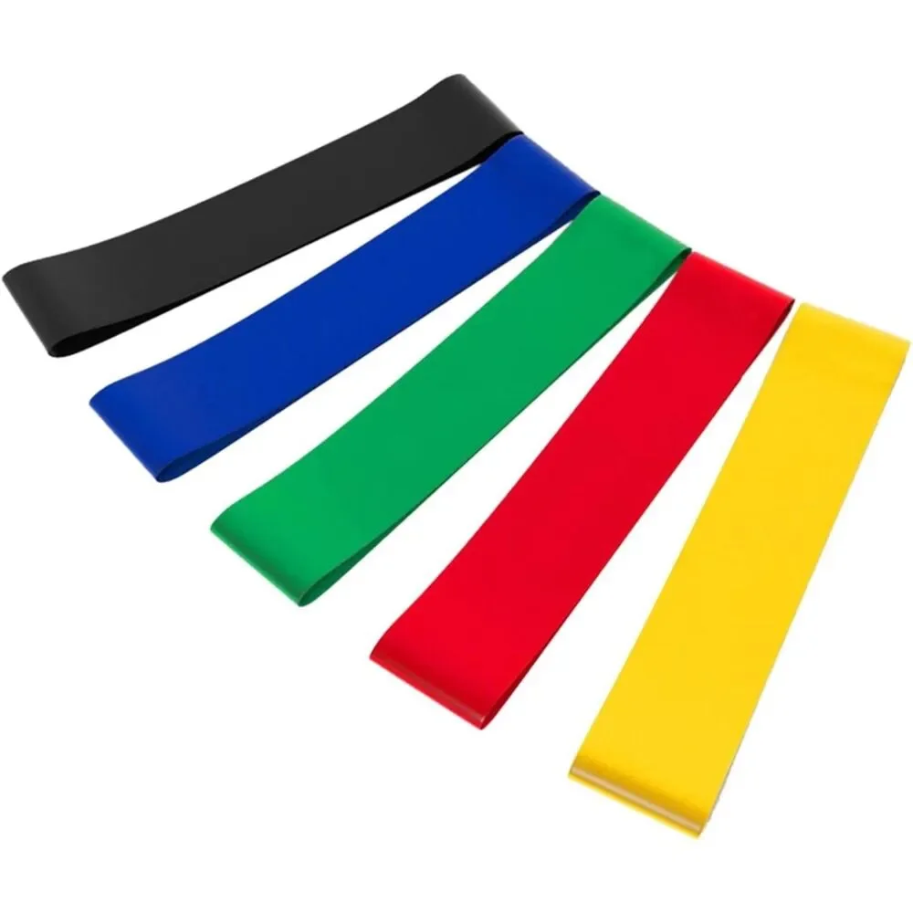 NEW 5-Piece Resistance Band Set - Pro Home Gym Fitness Loops - Fast Shipping - Picture 3 of 9